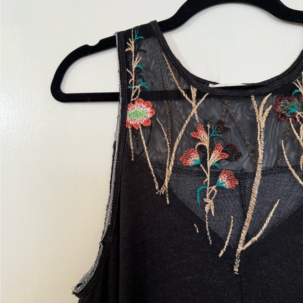 Hummingbird Embroidered Tunic